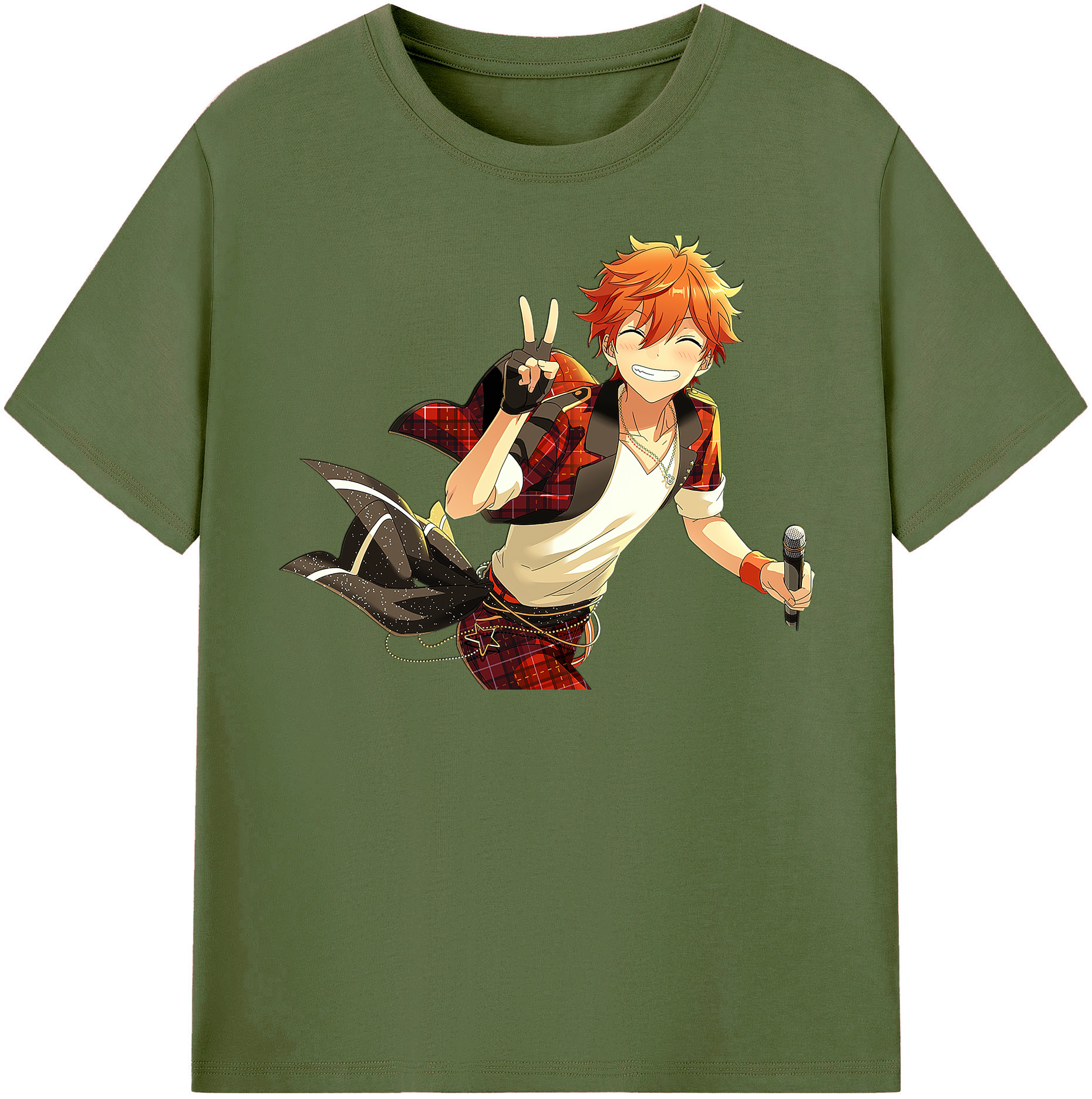 （画像用） あんさんぶるスターズ! Ensemble Stars 綿100％半袖Tシャツ（フロントプリント）